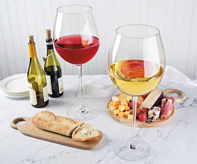 Mikasa Lavish - Giant Extra-Large Wine Glasses - 128 Ounces!