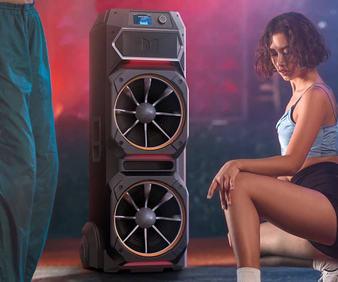 Monster GI30 Bluetooth Speaker - Dual 15-Inch Subwoofers / 1,800 Watts