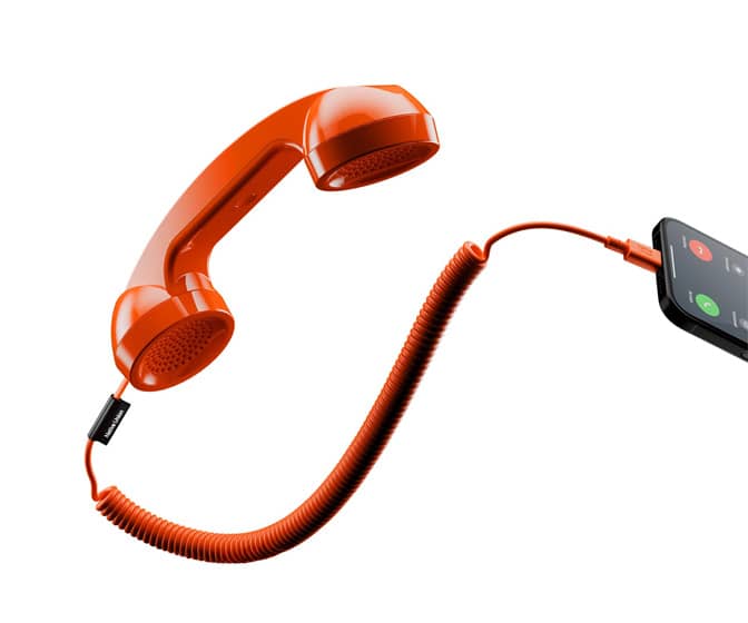Native Union Pop Phone - Retro Telephone Handset for Modern Devices