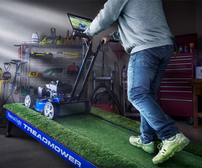 Natural Light TreadMower - Part Treadmill, Part Lawnmower