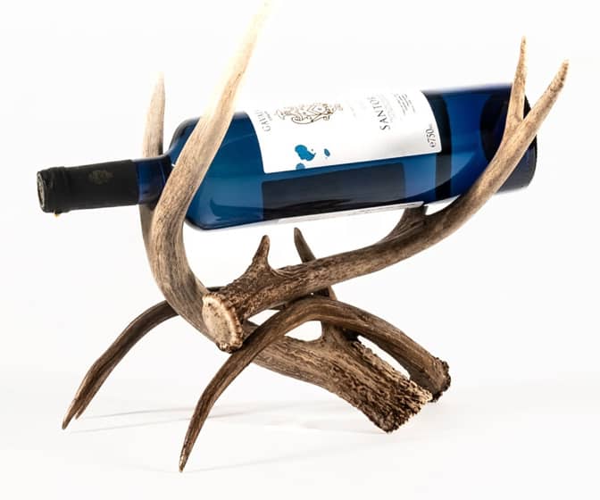 Naturally Shed Deer Antlers Wine Bottle Racks