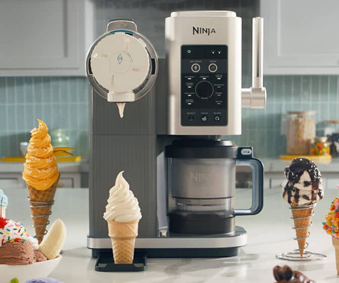 Ninja CREAMi Swirl - Soft-Serve Ice Cream and Frozen Dessert Machine