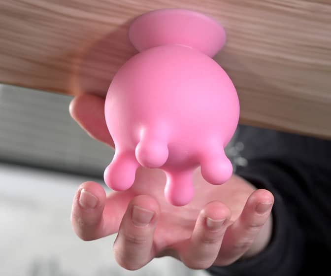 Office Udder - Under-the-Desk Squishy Silicone Stress Ball Cow Udder