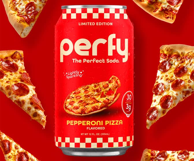 Perfy Pepperoni Pizza Soda