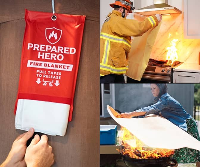 Prepared Hero Emergency Fire Blankets
