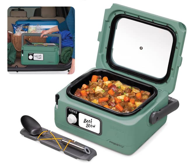 Presto Nomad - Spill-Proof Traveling Slow Cooker