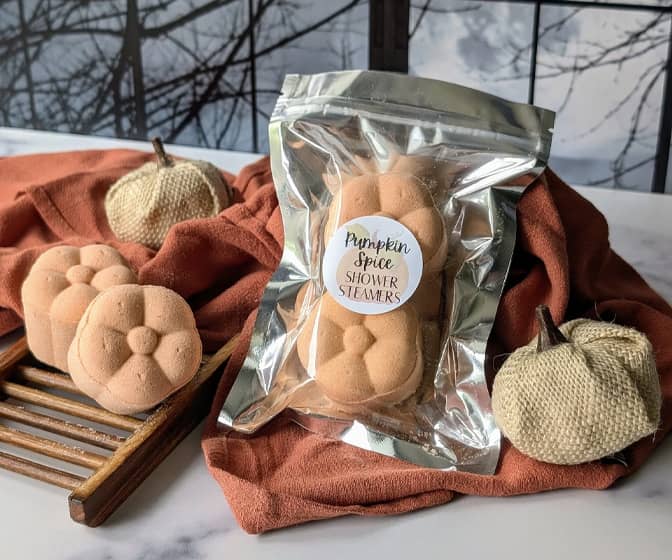 Pumpkin Spice Shower Steamers