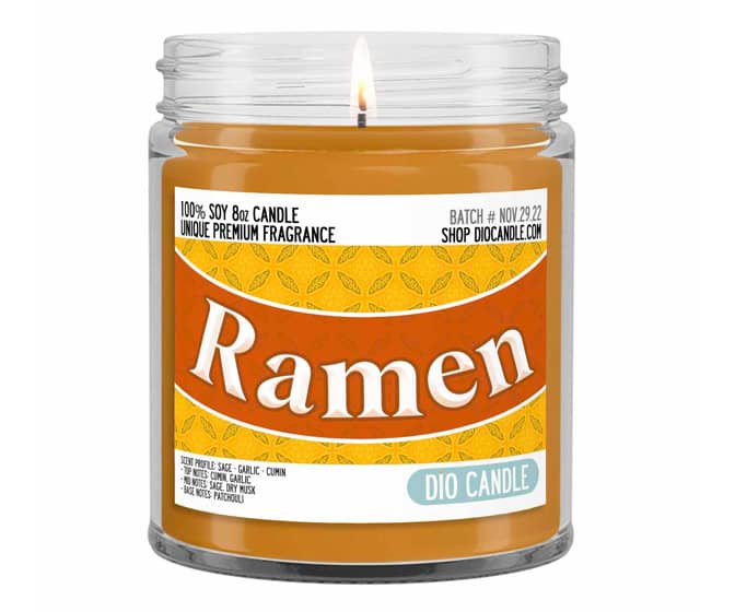 Ramen Noodle Scented Candle