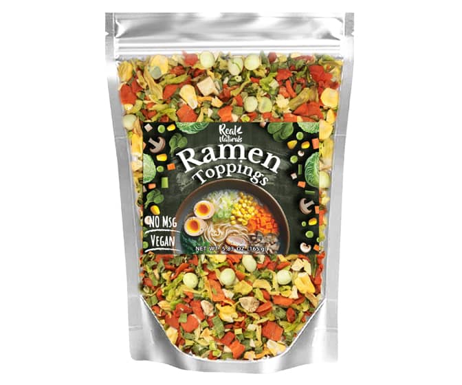 Ramen Toppings - Freeze-Dried Vegetables for Soups, Rice, and More