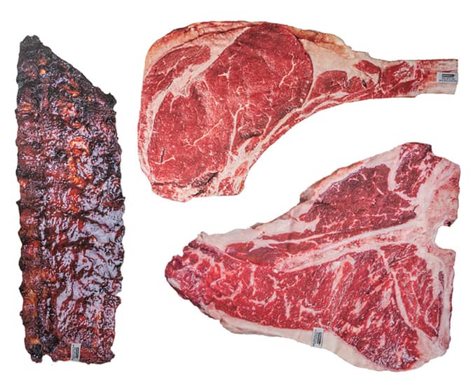 Realistic Meat-Shaped Quick-Dry Hand Towels