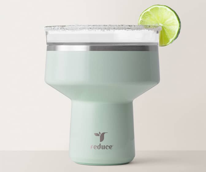 REDUCE Saltini - Insulated Stainless Steel Margarita Tumbler with Lid