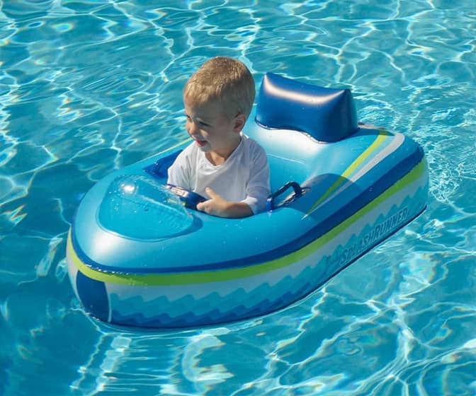 Remote Control Motorized Baby / Toddler Runner Boat
