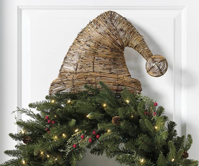 Santa Hat Wreath Accessory