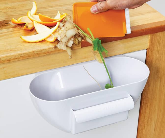 Scrap Trap - Handy Under-the-Counter Kitchen Scrap Bowl