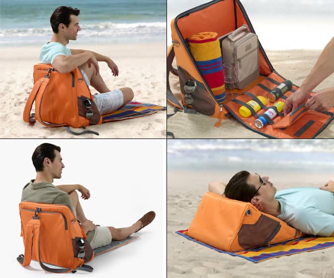 Sit And Store Ground Chair / Travel Bag