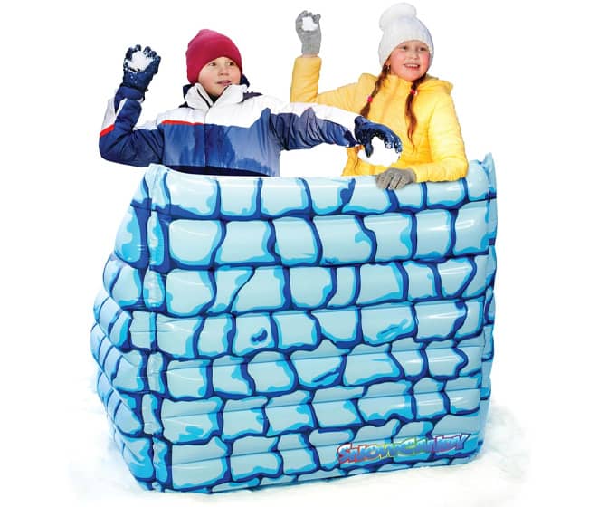 SnowCandy Inflatable Snowball Fight Bunker