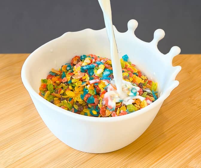 Spilt Milk - Surreal Silicone Cereal Bowl