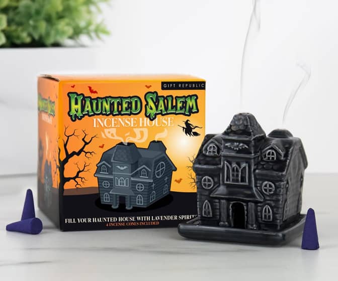Spooky Haunted House Incense Burner