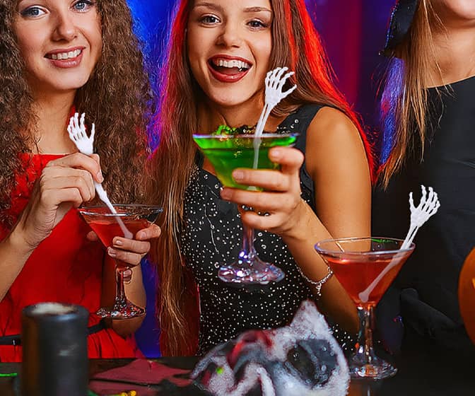 Spooky Skeleton Arm Cocktail Swizzle Sticks / Stirring Bones