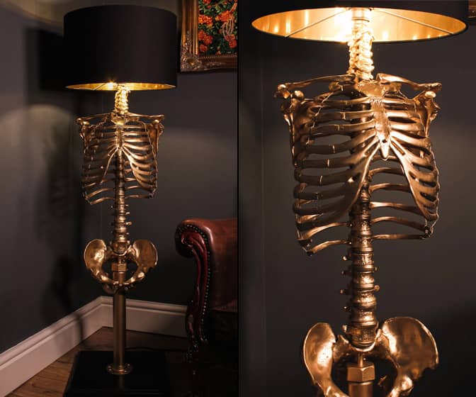 Spooky Skeleton Floor Lamp