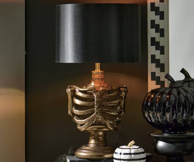 Spooky Skeleton Table Lamp