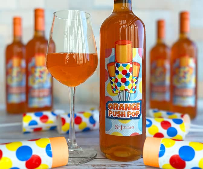 St. Julian Orange Push-Pop Wine