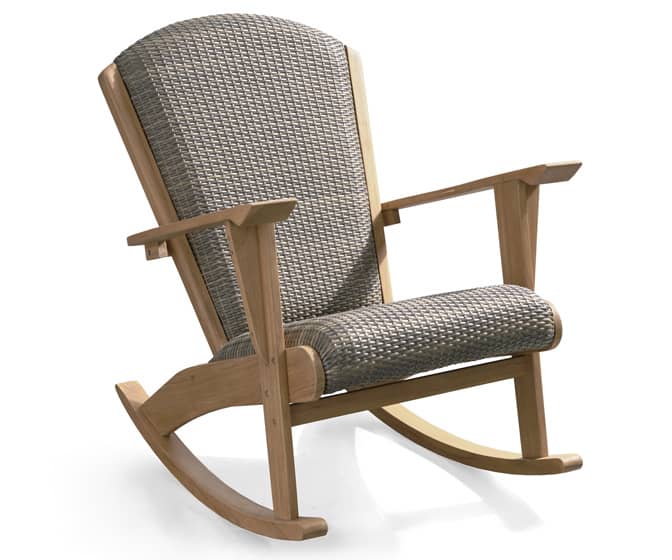 Teak Adirondack Rocking Chair