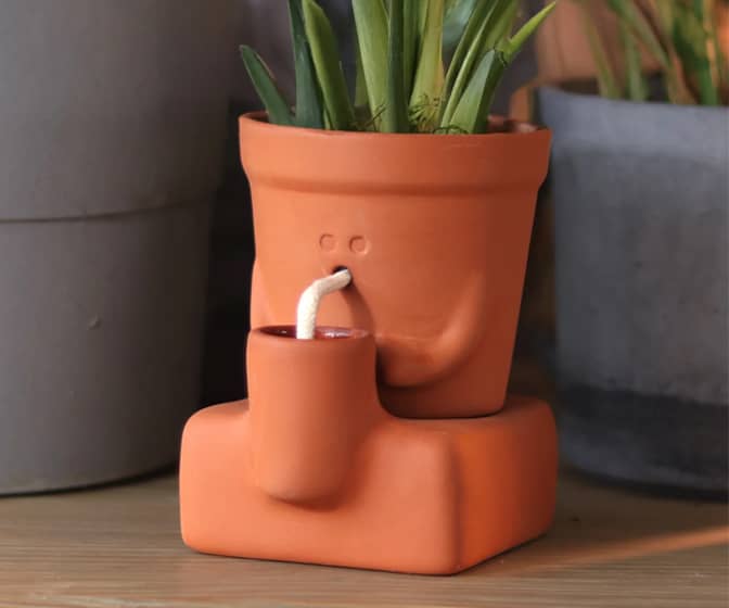 Thirsty Planter - Whimsical Self-Watering Planter Pot
