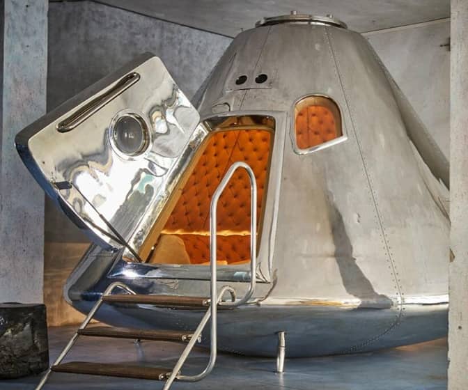 Timothy Oulton Apollo Command Module / Luxury Private VIP Lounge Pod