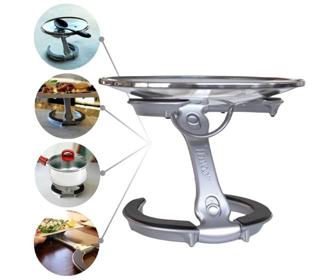 Trivae - Lid Holder, Modular Trivet, Display Stand, and Server