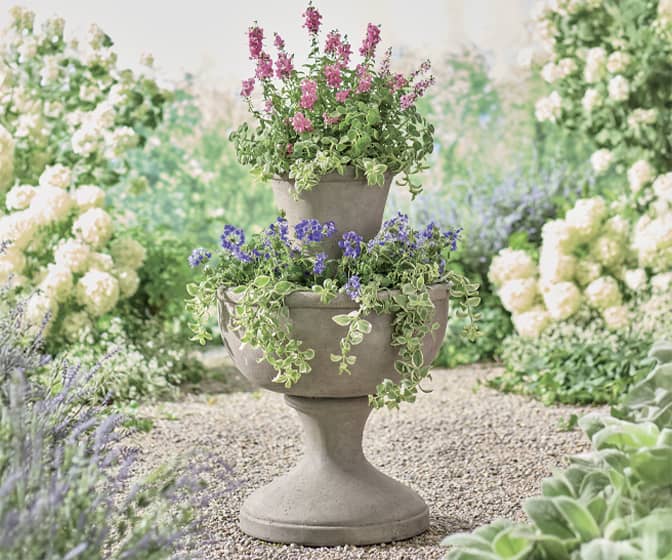 Vertical Two-Tiered Planter