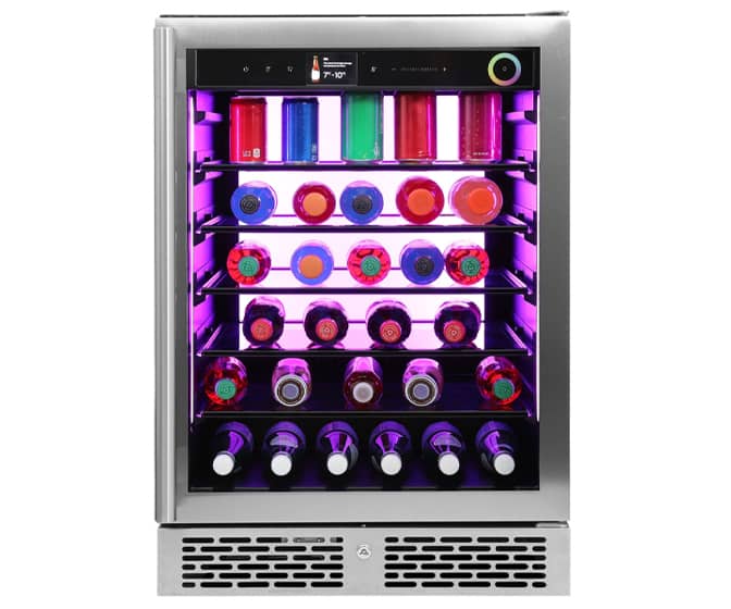 Vinotemp VinoGlow - Colorful RGB Backlit Beverage Center
