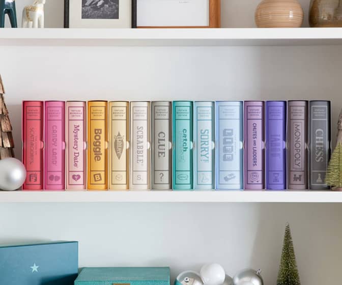 Vintage Bookshelf Board Games Collection - 15 Games!