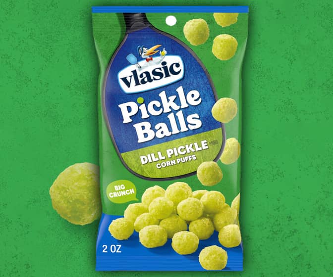 Vlasic Pickle Balls - Dill Pickle-Flavored Corn Puffs