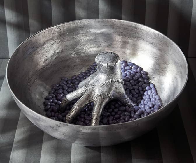 Wednesday / Addams Family Thing Halloween Candy Bowl