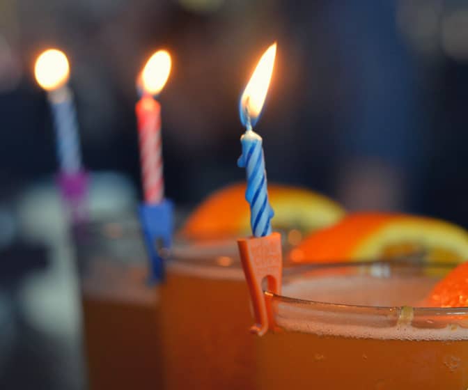 Wish Clips - Birthday Candles For Drinks