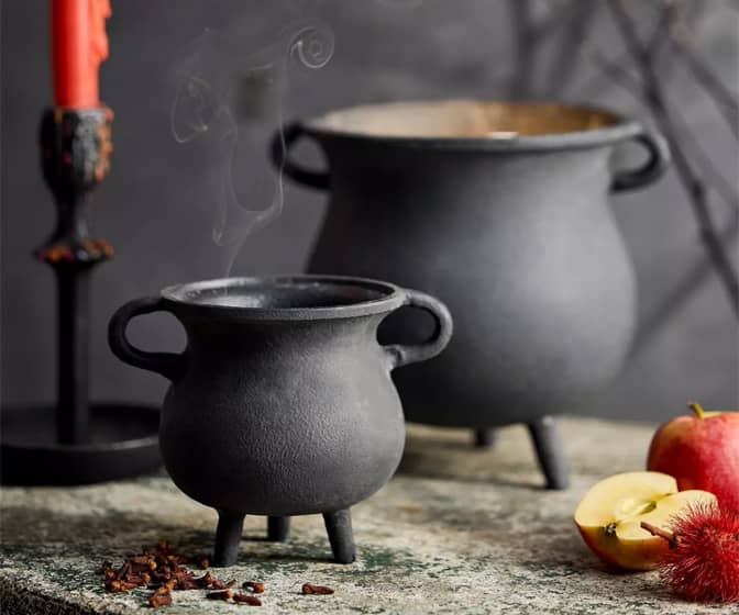 Witch's Brew Rustic Cauldron Candle